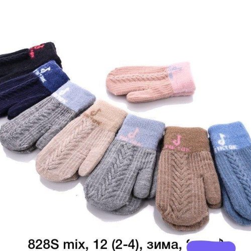 Варежки Rubi (2-4) 828S mix (зима) Rubi 828S mix