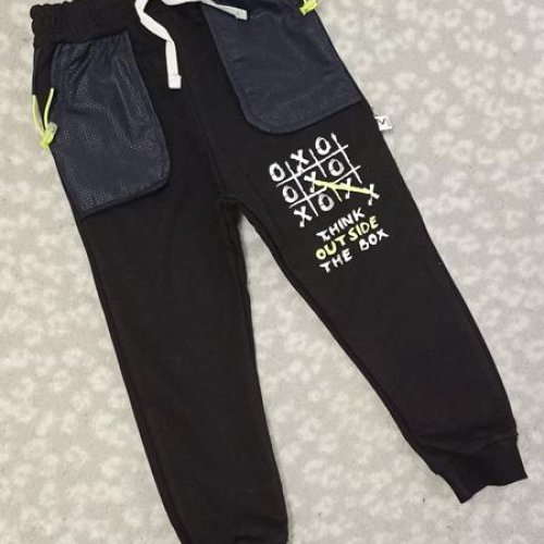 Штаны спорт Malibu2 (1-4) 6975 black (зима) Malibu2 6975 black