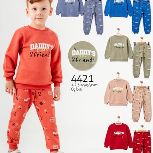 Костюм спорт Miki Maki (1-4) 4421 red (зима) Miki Maki 4421 red