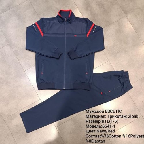 Костюм спорт AZT (54-62) 6641-1 navy-red (деми) AZT 6641-1 navy-red