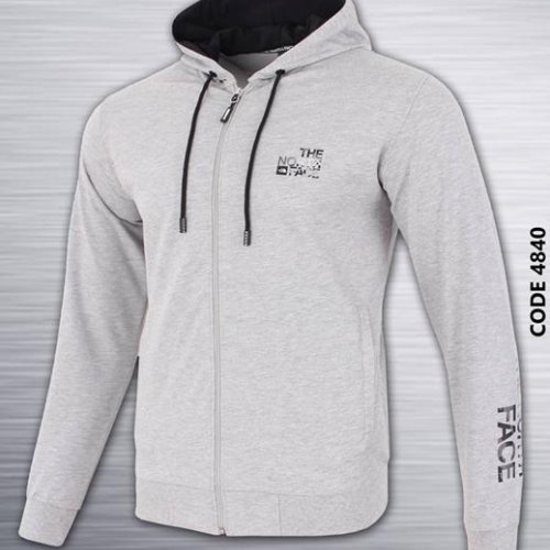 Кофта спорт AZT (2XL-6XL) 4840-1 l.grey (деми) AZT 4840-1 l.grey