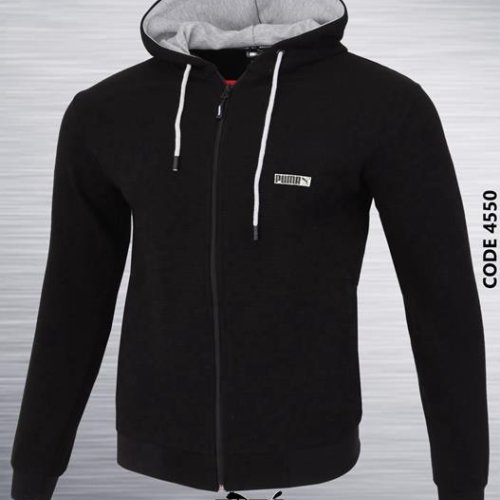 Кофта спорт AZT (S-2XL) 4550 black (деми) AZT 4550 black