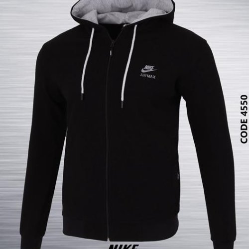 Кофта спорт AZT (S-2XL) 4550-1 black (деми) AZT 4550-1 black