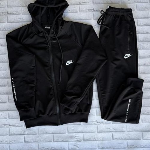 Костюм спорт Long Sport (M-3XL) LS176 black (деми) Long Sport LS176 black