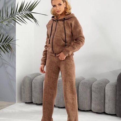 Костюм спорт Loren (40-54) 874 brown (зима) Loren 874 brown