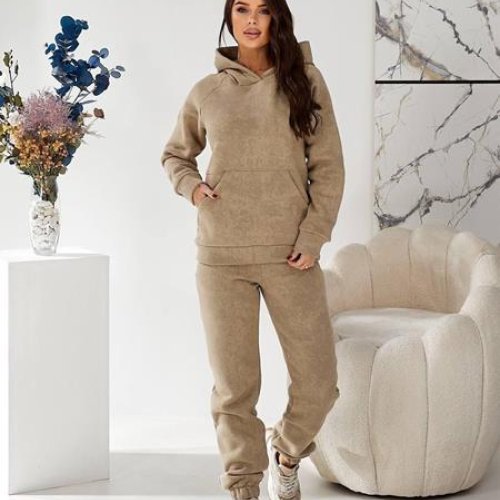 Костюм спорт Loren (42-56) 884 beige (зима) Loren 884 beige