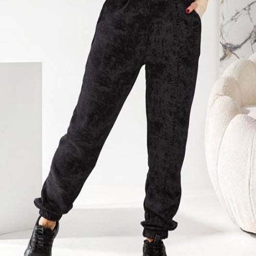 Штаны спорт Loren (44-58) 887 black (зима) Loren 887 black