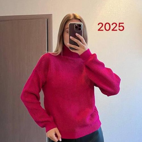 Свитер FSN (42-48) 2025 crimson (зима) FSN 2025 crimson