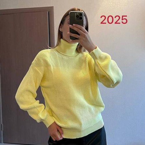 Свитер FSN (42-48) 2025 yellow (зима) FSN 2025 yellow