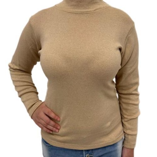 Гольф ALIA (S-3XL) 3125 beige байка (зима) ALIA 3125 beige байка