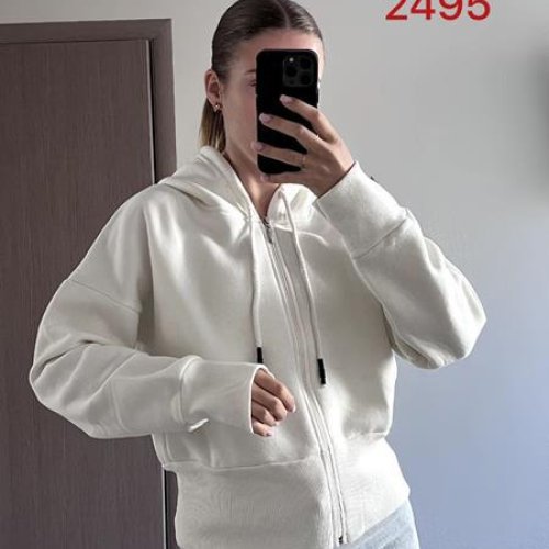 Кофта спорт FSN (42-48) 2495 white (зима) FSN 2495 white