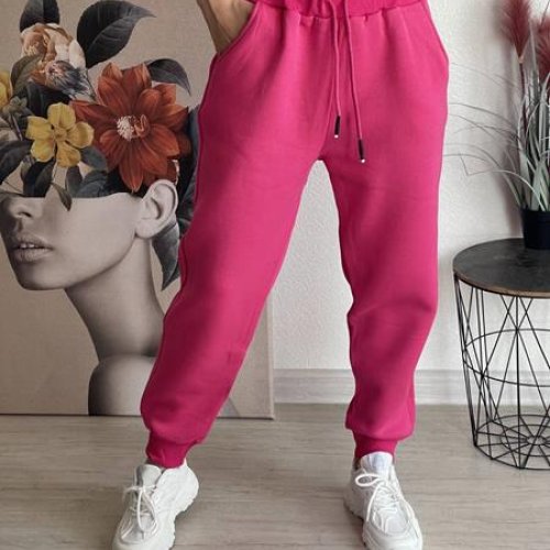 Штаны спорт FSN (48-54) 6212 crimson (зима) FSN 6212 crimson