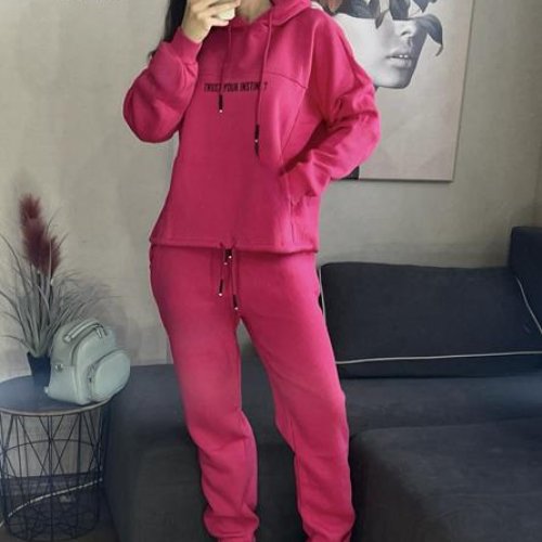 Костюм спорт FSN (48-52) 6348 pink (зима) FSN 6348 pink