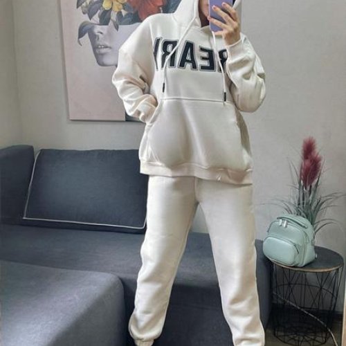 Костюм спорт FSN (46-52) 6349 white (зима) FSN 6349 white