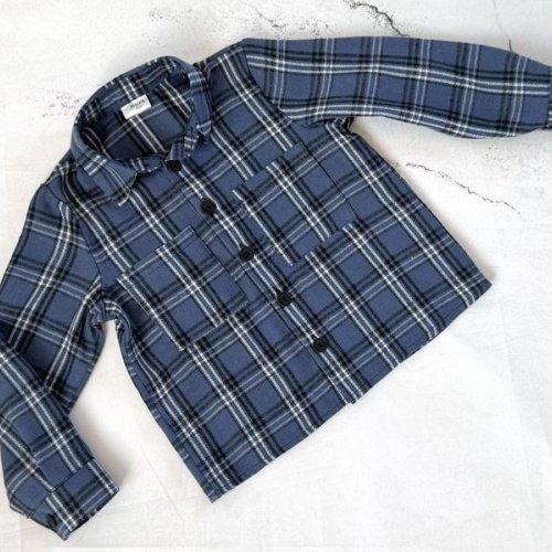 Рубашка Moda school (98-116) 8560-1 d.blue (деми) Moda school 8560-1 d.blue