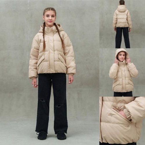Куртка Moda school (140-152) M162 beige (зима) Moda school M162 beige