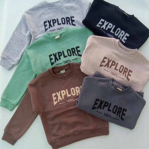 Свитшот Baykush (5-8) 12194 grey (зима) Baykush 12194 grey