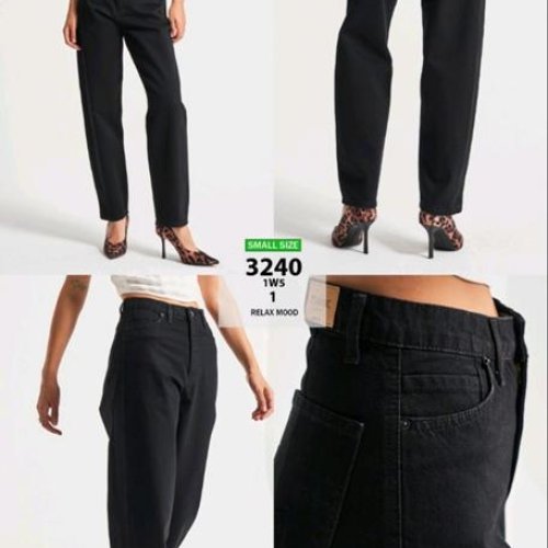 Джинсы Jeans Style (32-36) 3240-1 black (деми) Jeans Style 3240-1 black