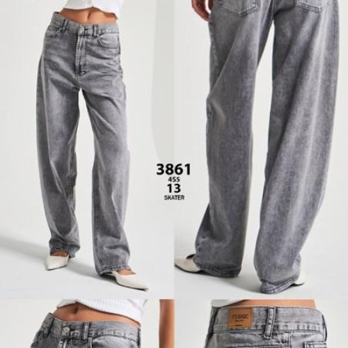 Джинсы Jeans Style (34-42) 3861-13 grey (деми) Jeans Style 3861-13 grey