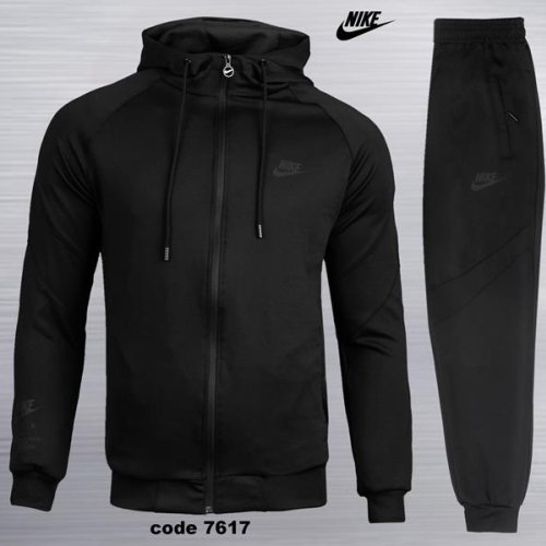 Костюм спорт AZT (S-2XL) 7617-1 black (деми) AZT 7617-1 black