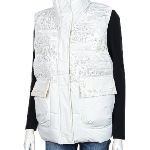 Жилетка Obuv OK2 (M-2XL) 01 (11959) milky (деми) Obuv OK2 01 (11959) milky