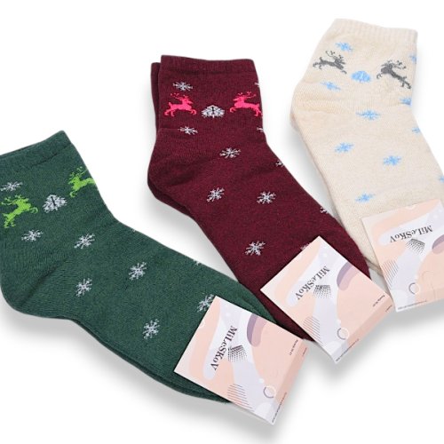 Носки Obuv OK2 (36-41) 284 (07085) mix (зима) Obuv OK2 284 (07085) mix