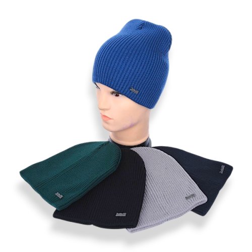 Шапка Angelica (54-58) SP003-7 подвійна mix (деми) Angelica SP003-7 подвійна mix