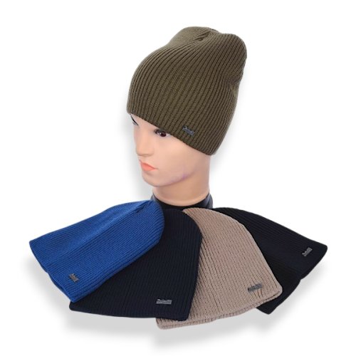 Шапка Angelica (54-58) SP003-8 подвійна mix (деми) Angelica SP003-8 подвійна mix