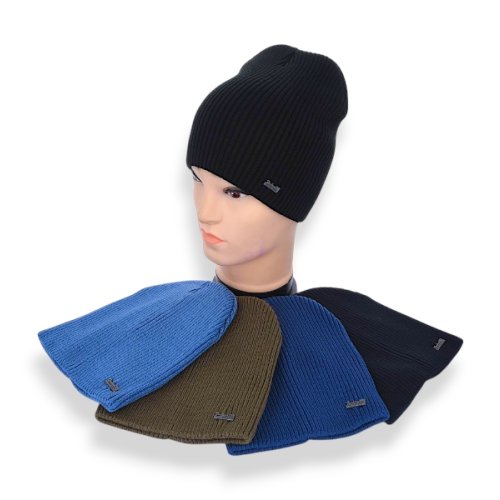 Шапка Angelica (54-58) SP003-9 подвійна mix (деми) Angelica SP003-9 подвійна mix