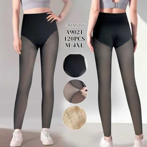 Лосины АнЯ (M-4XL) 9021 black (зима) АнЯ 9021 black