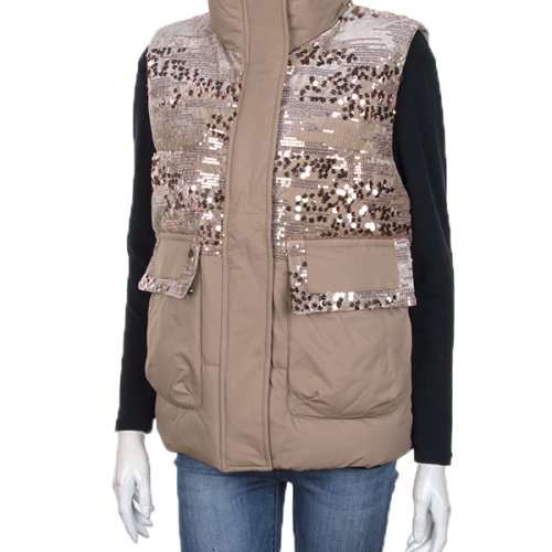 Жилетка Obuv OK2 (M-2XL) 01 (11959) beige (деми) Obuv OK2 01 (11959) beige