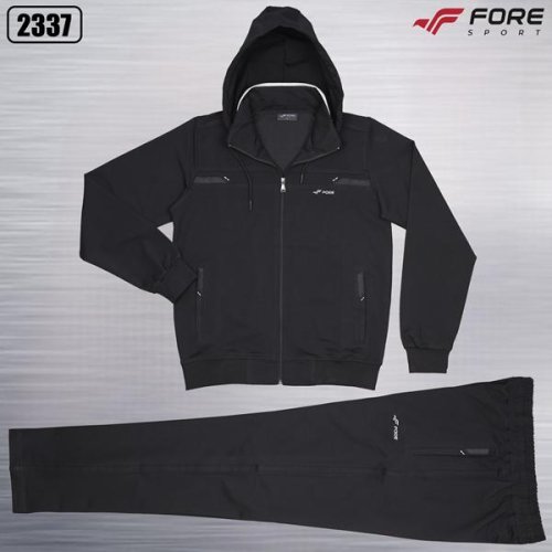 Костюм спорт AZT (M-3XL) 2337 black-silver (деми) AZT 2337 black-silver