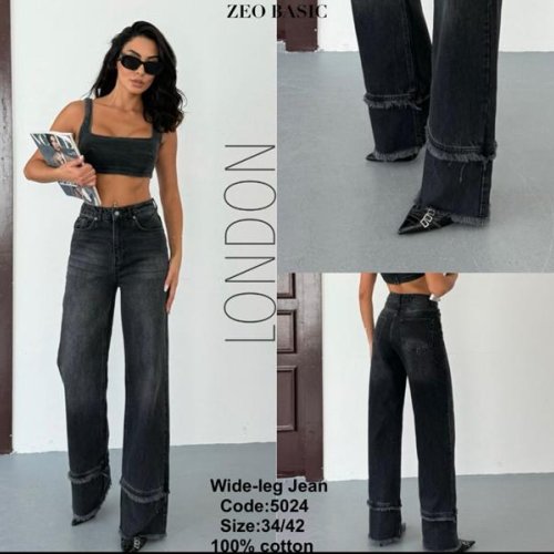 Джинсы Jeans Style (34-42) 5024 d.grey (деми) Jeans Style 5024 d.grey