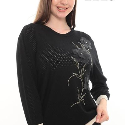 Свитер Julia (50-52) 2225 black (деми) Julia 2225 black