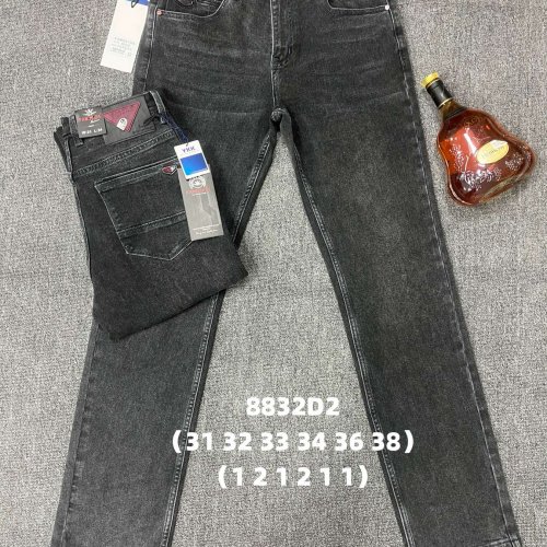 Джинсы God Baron (31-38) 8832D2 black (деми) God Baron 8832D2 black