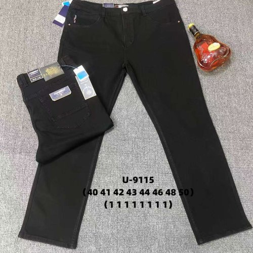 Джинсы God Baron (40-48) U-9115 black (деми) God Baron U-9115 black