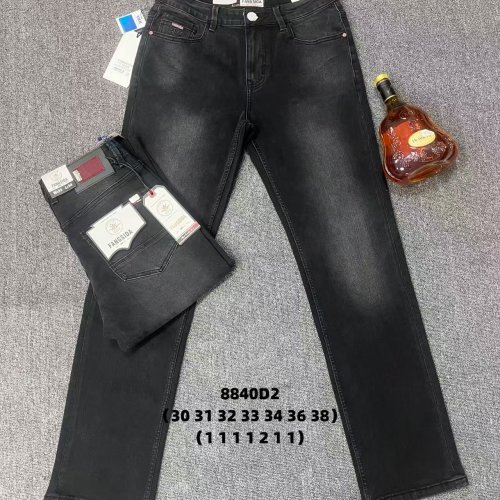 Джинсы God Baron (30-38) 8840D2 black (деми) God Baron 8840D2 black