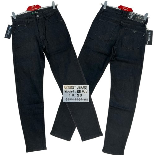 Джинсы God Baron (28-36) RK703 black (зима) God Baron RK703 black