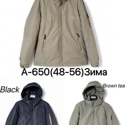 Куртка LiOpt (48-56) A650 black (зима) LiOpt A650 black