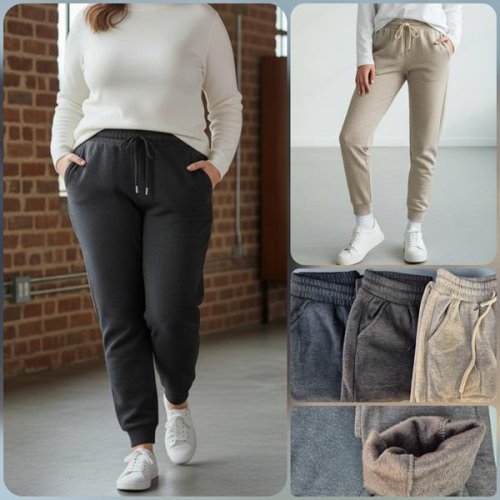 Штаны спорт Hoan (44-54) 2503 mix (зима) Hoan 2503 mix