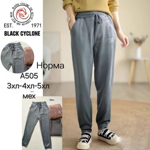 Штаны спорт Hoan (3XL-5XL) A505 mix (зима) Hoan A505 mix