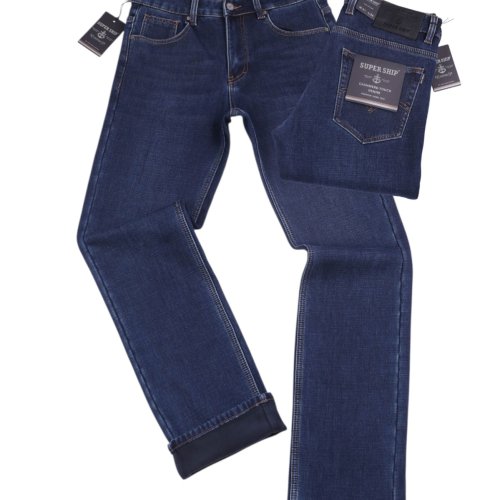 Джинсы God Baron (31-38) F-SF25157 blue (зима) God Baron F-SF25157 blue