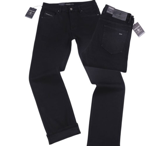 Джинсы God Baron (31-38) F-SA25106 black (зима) God Baron F-SA25106 black