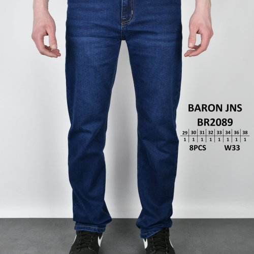 Джинсы God Baron (29-38) BR2089 blue (деми) God Baron BR2089 blue