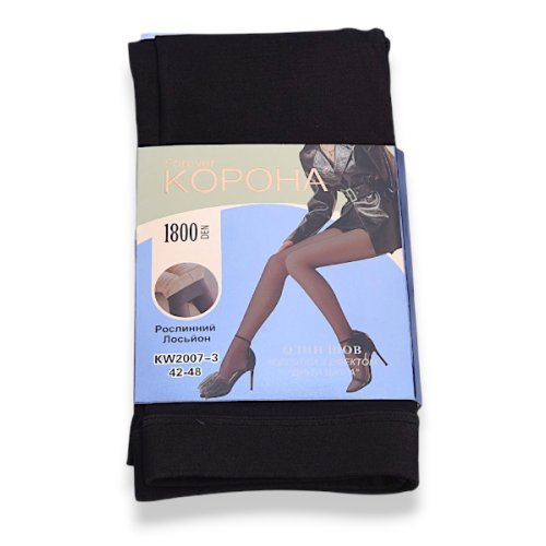 Колготы Jelzin (42-48) KW2007-3 black (деми) Jelzin KW2007-3 black