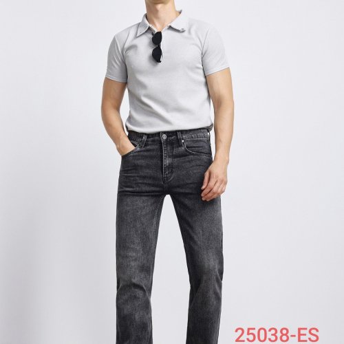 Джинсы God Baron (30-40) 25038-ES black (деми) God Baron 25038-ES black