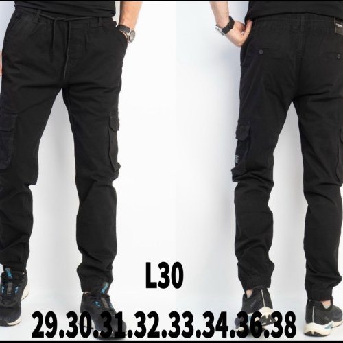 Штаны God Baron (29-38) L30 black (деми) God Baron L30 black