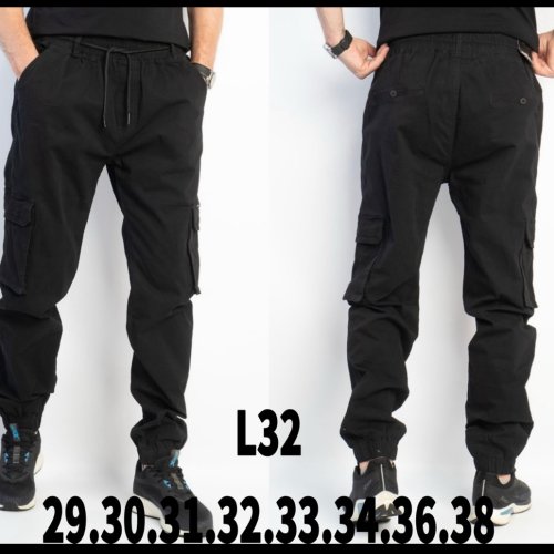 Штаны God Baron (29-38) L32 black (деми) God Baron L32 black