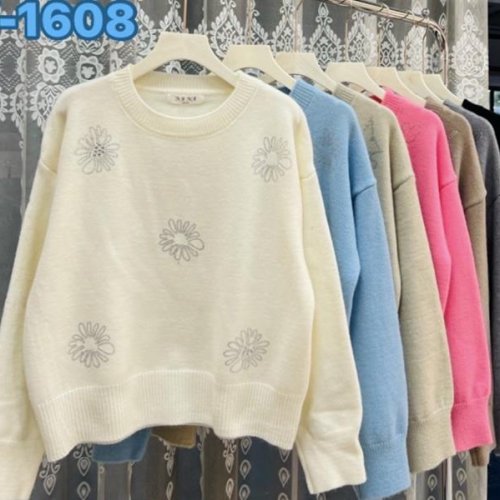 Свитер Beliany (one size) W1608 mix (деми) Beliany W1608 mix