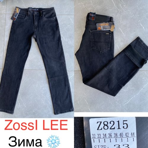 Джинсы God Baron (32-44) Z8215 blue (зима) God Baron Z8215 blue